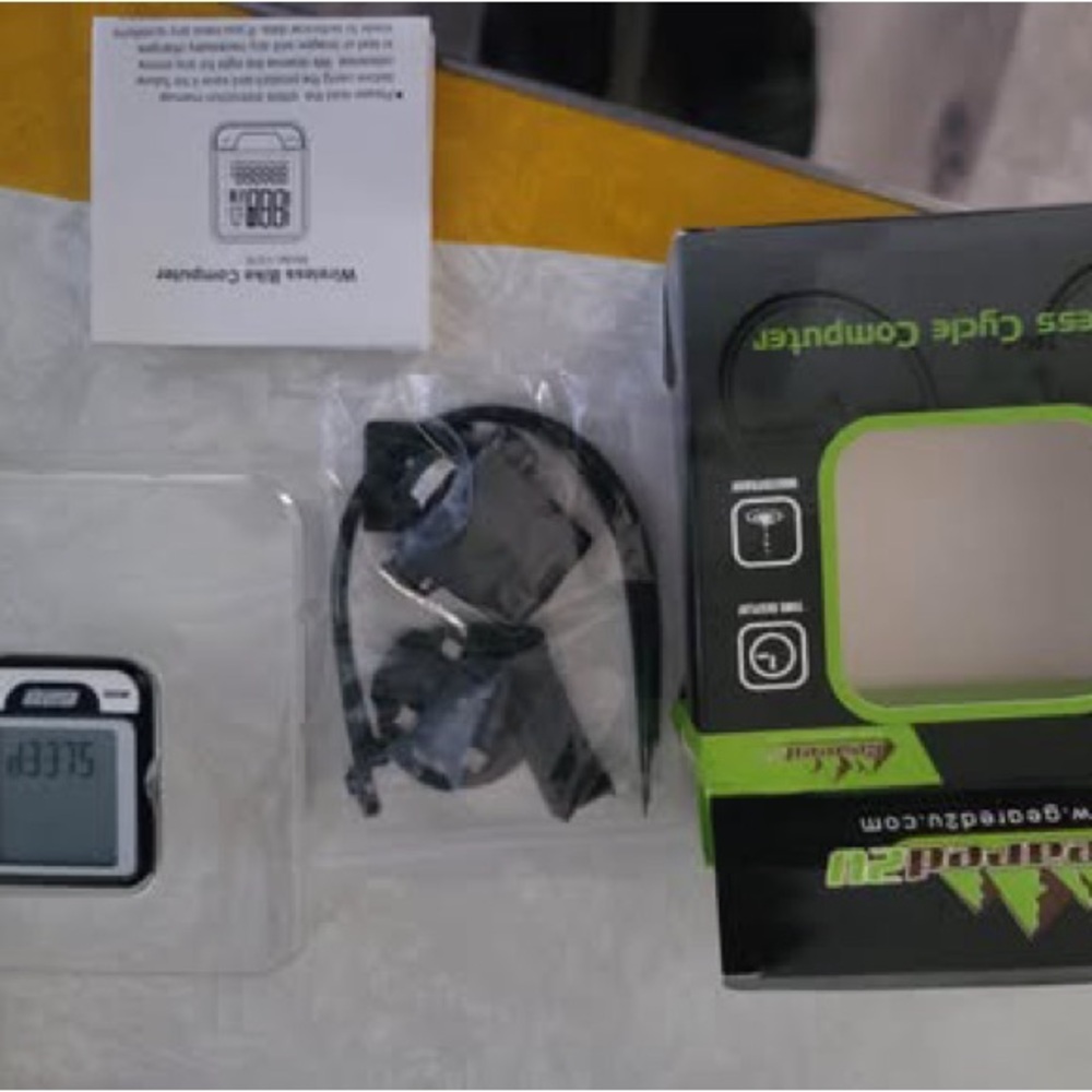 Wireless Cycle Computer Bike Speedometer - White - Picture 3 of 3